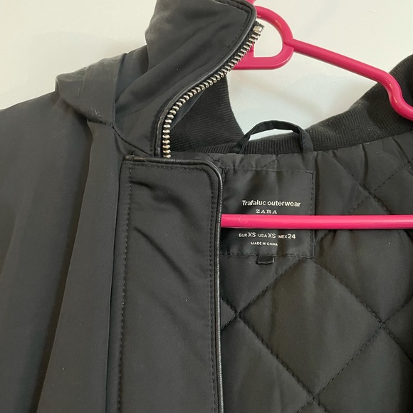 Zara Black XS Fall/Winter Jacket - Picture 4 of 8